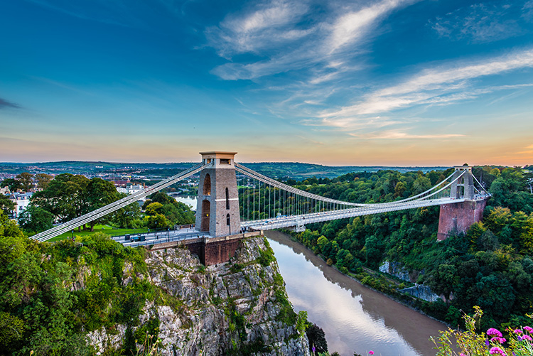 Clifton Suspension Bridge in Bristol