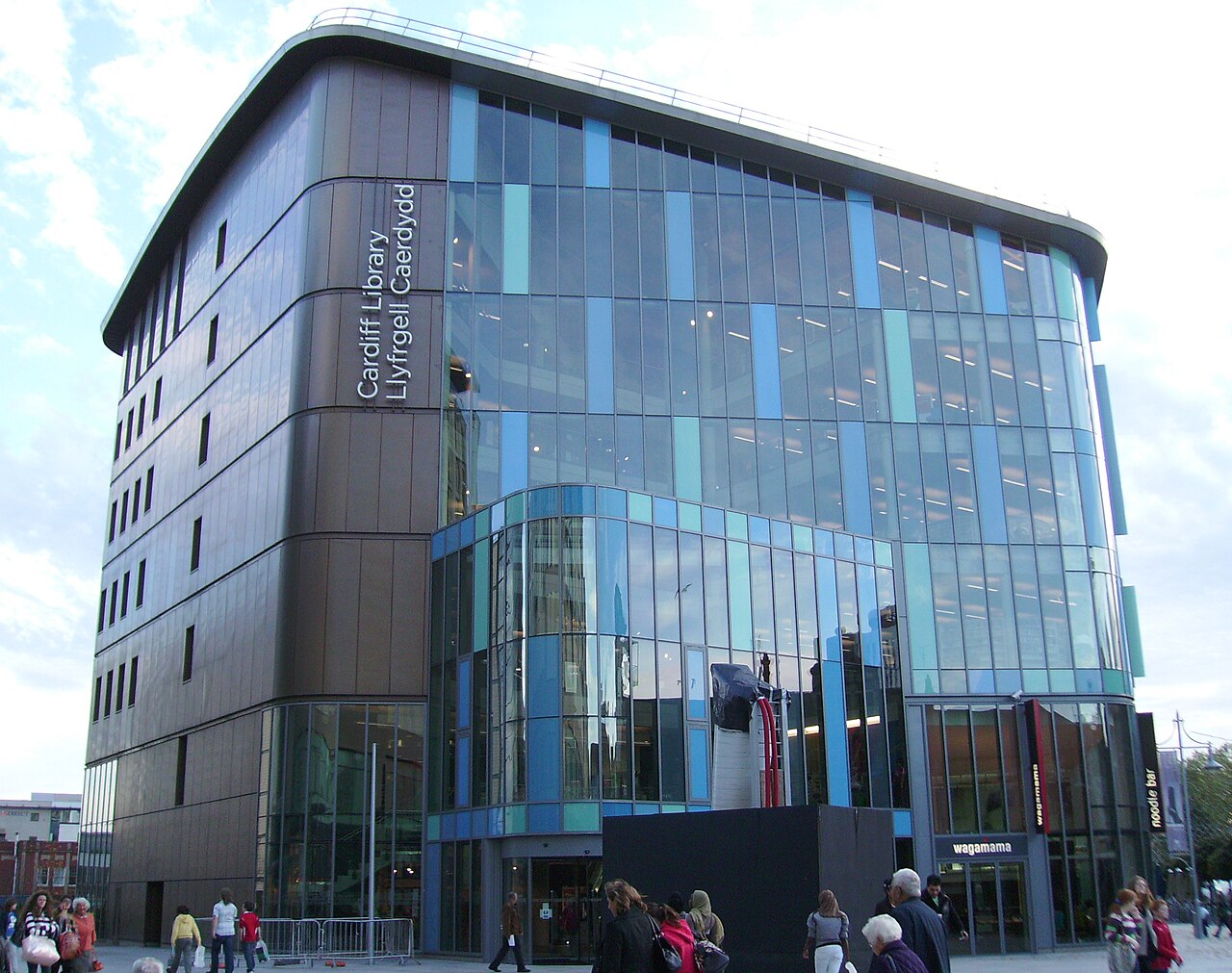 Library of Cardiff in Cardiff